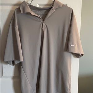 Gray Nike Golf Polo